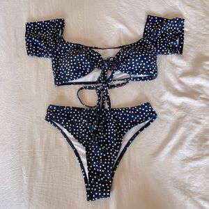 Cheeky Polka Dot Swimsuit